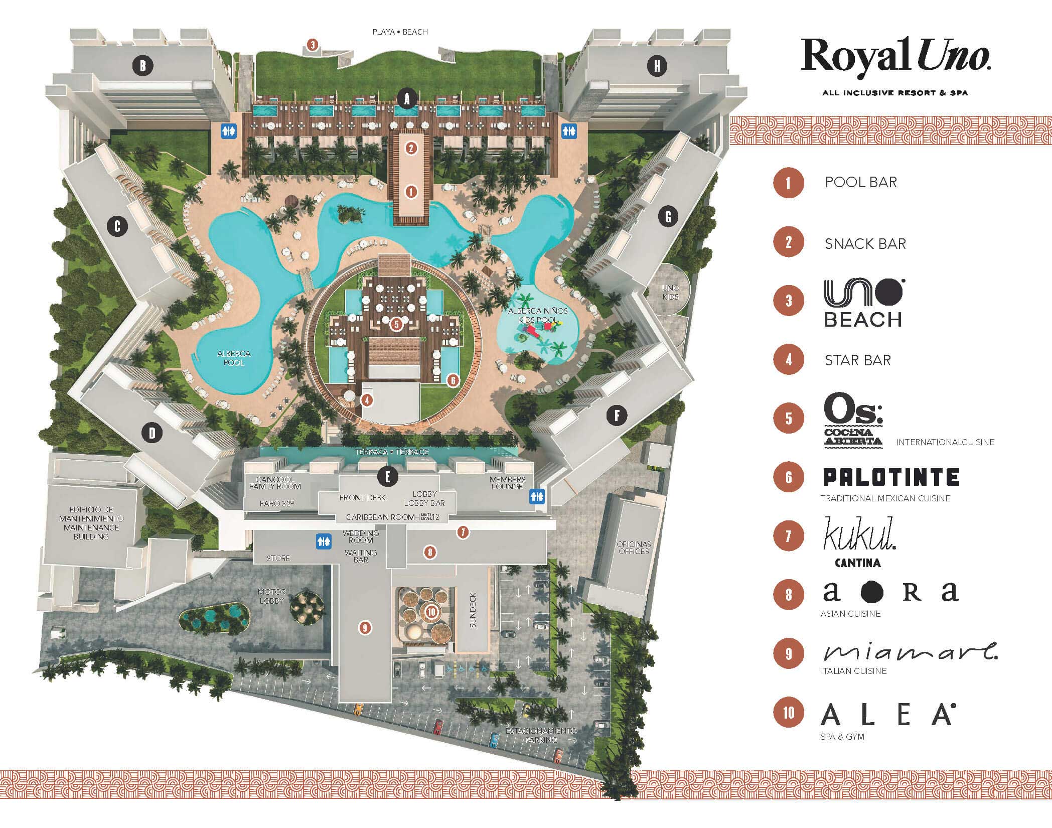 Royal Resort Map