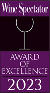 Wine Spectator Award of Excellence 2023