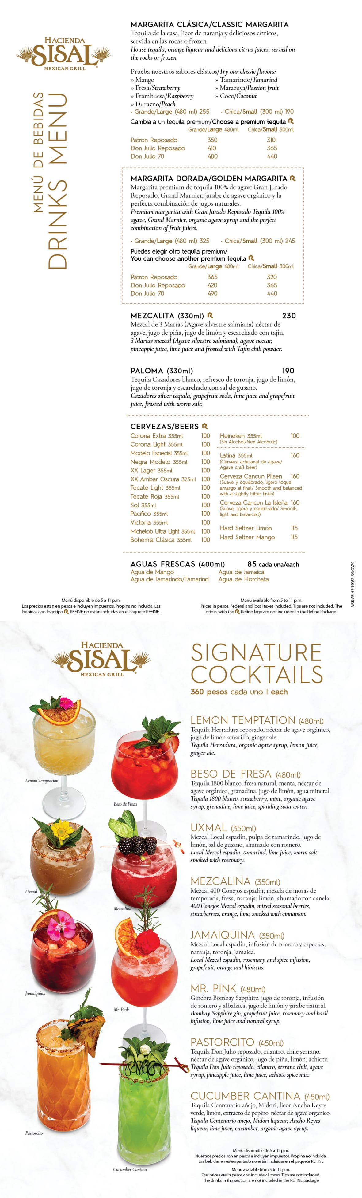 Restaurant Menu
