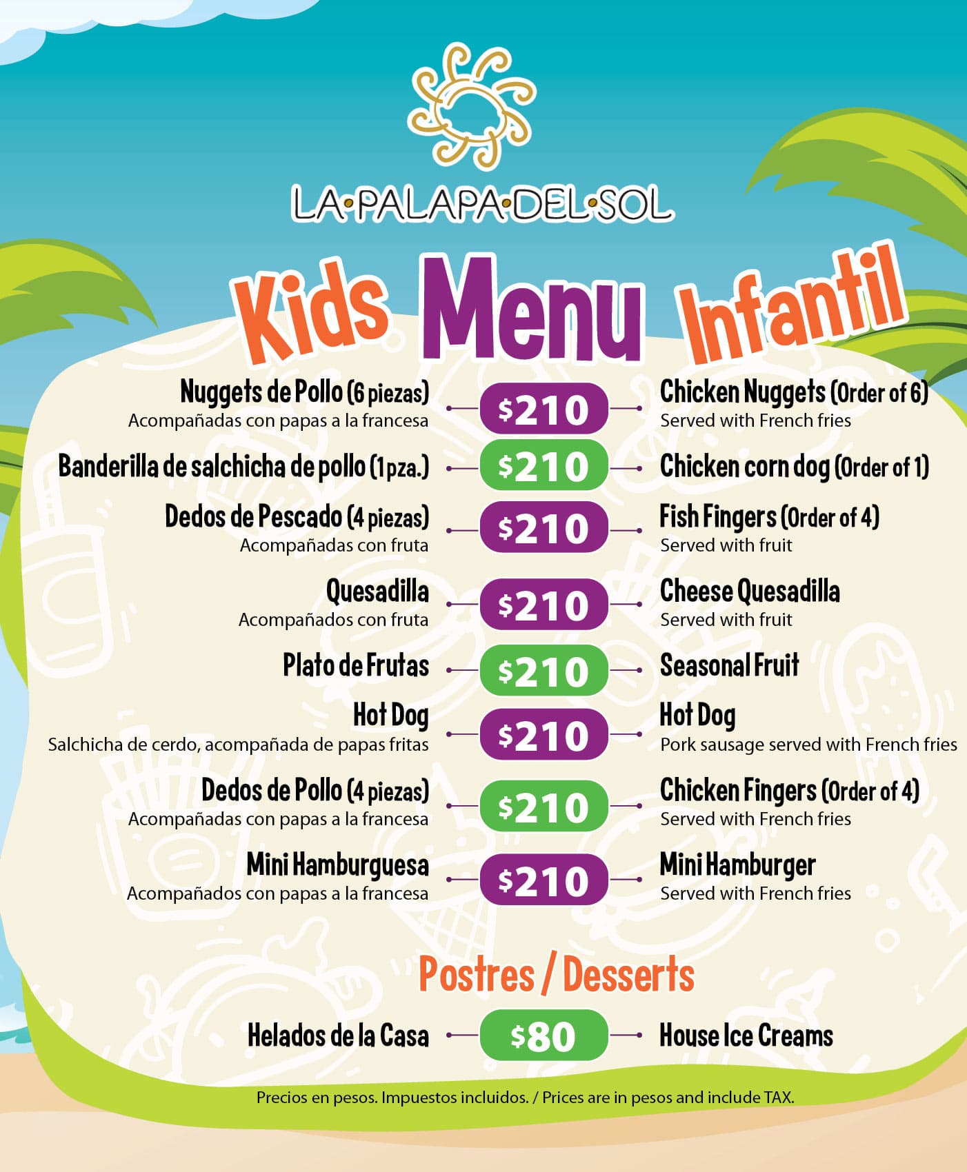 Restaurant Menu