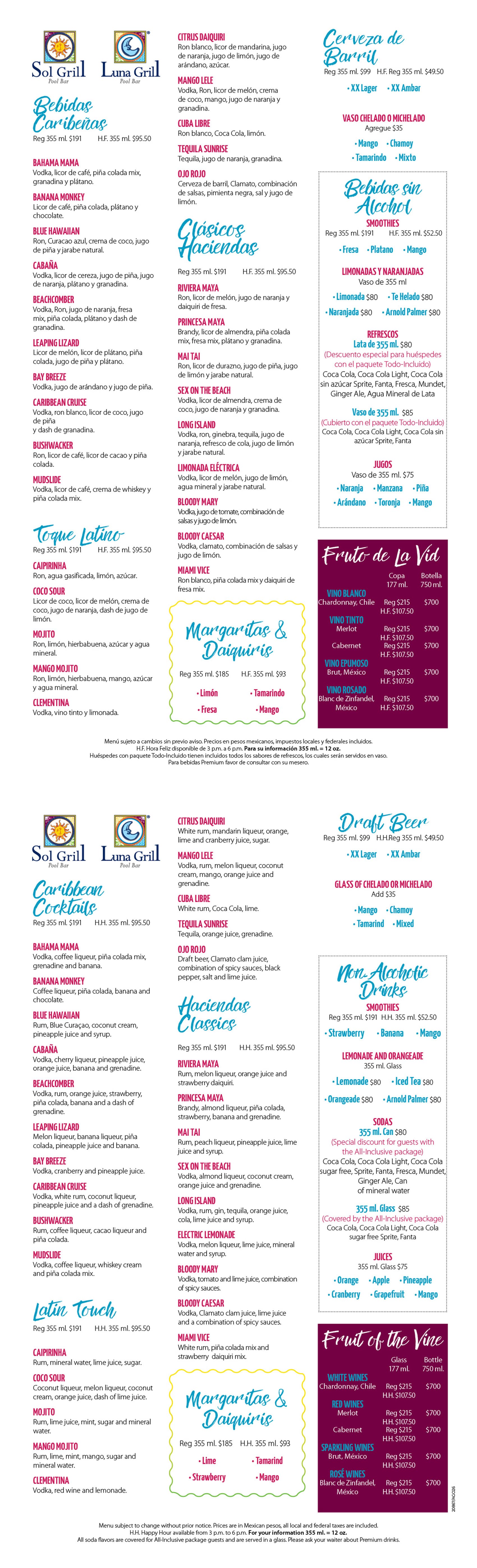 Restaurant Menu