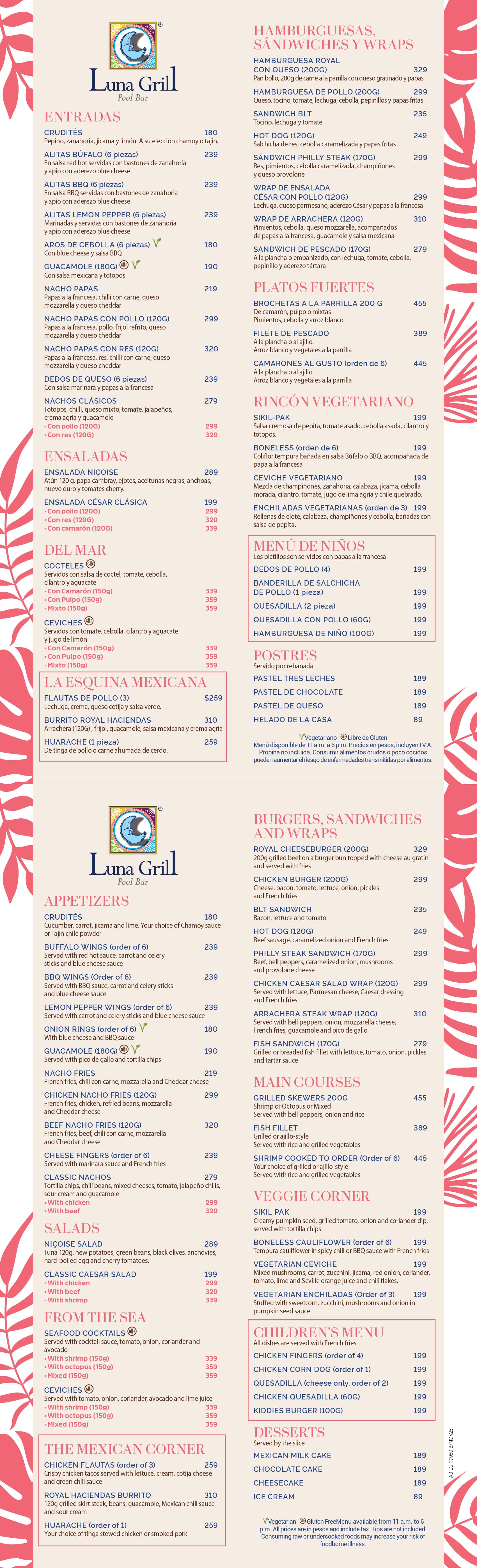 Restaurant Menu