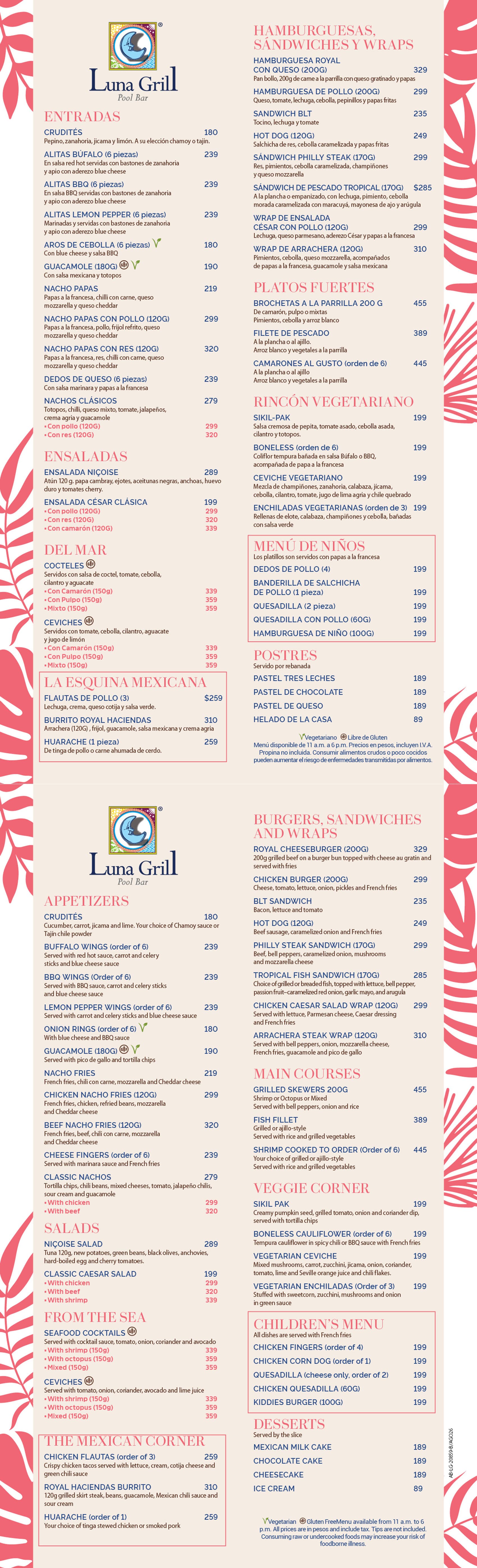 Restaurant Menu
