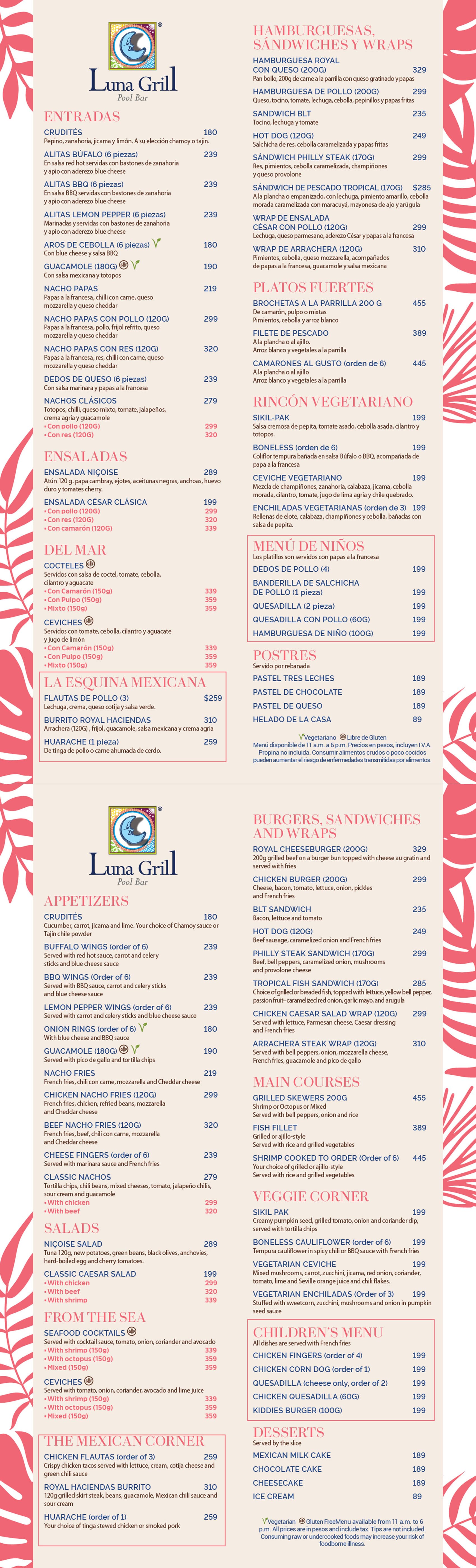 Restaurant Menu