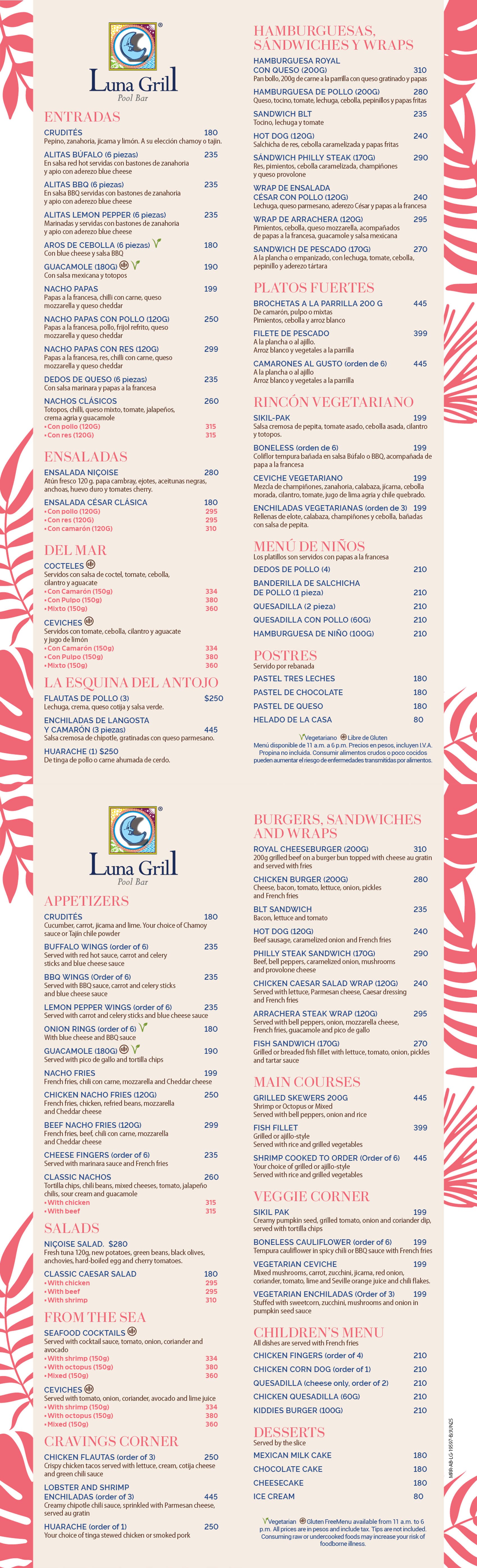 Restaurant Menu