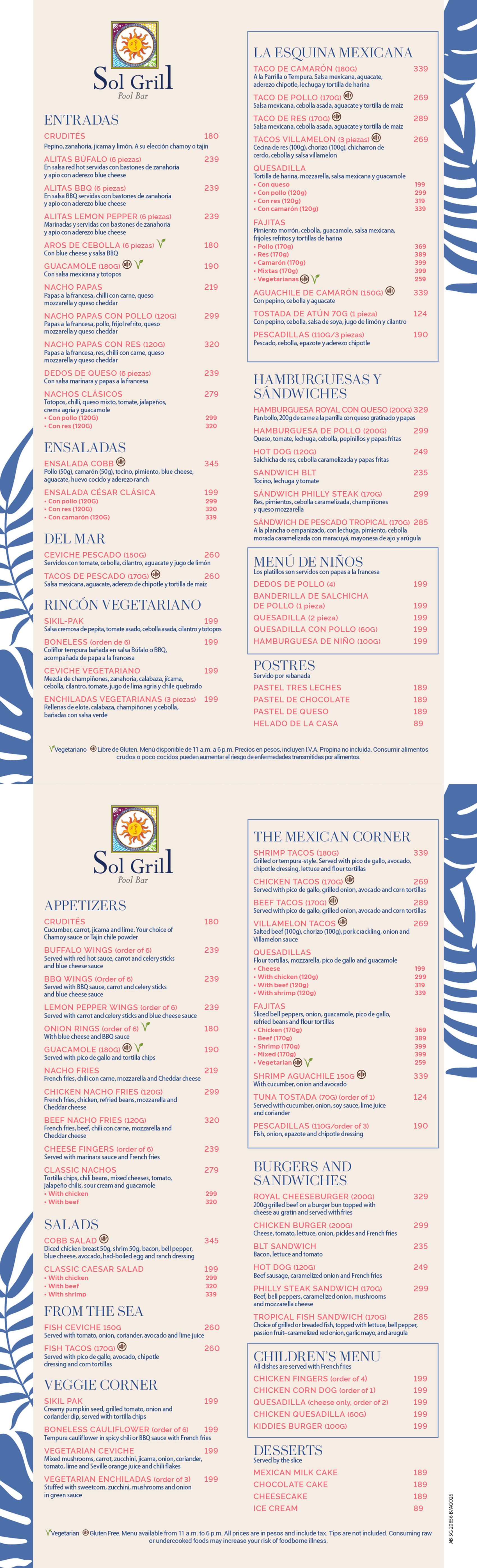 Restaurant Menu
