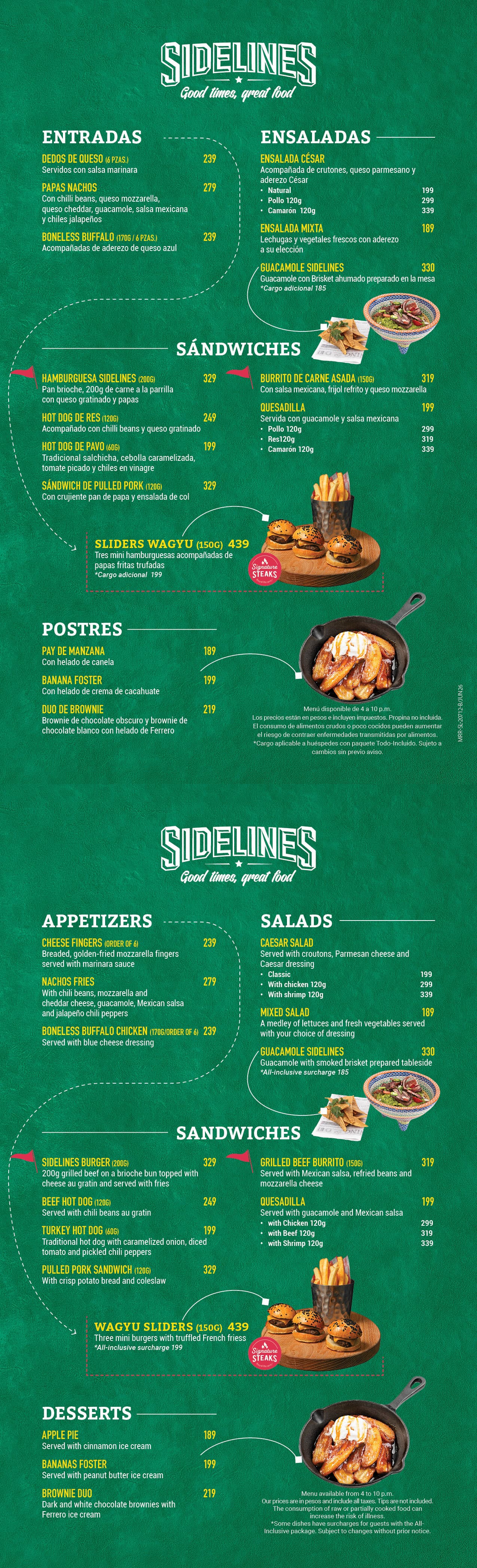 Restaurant Menu