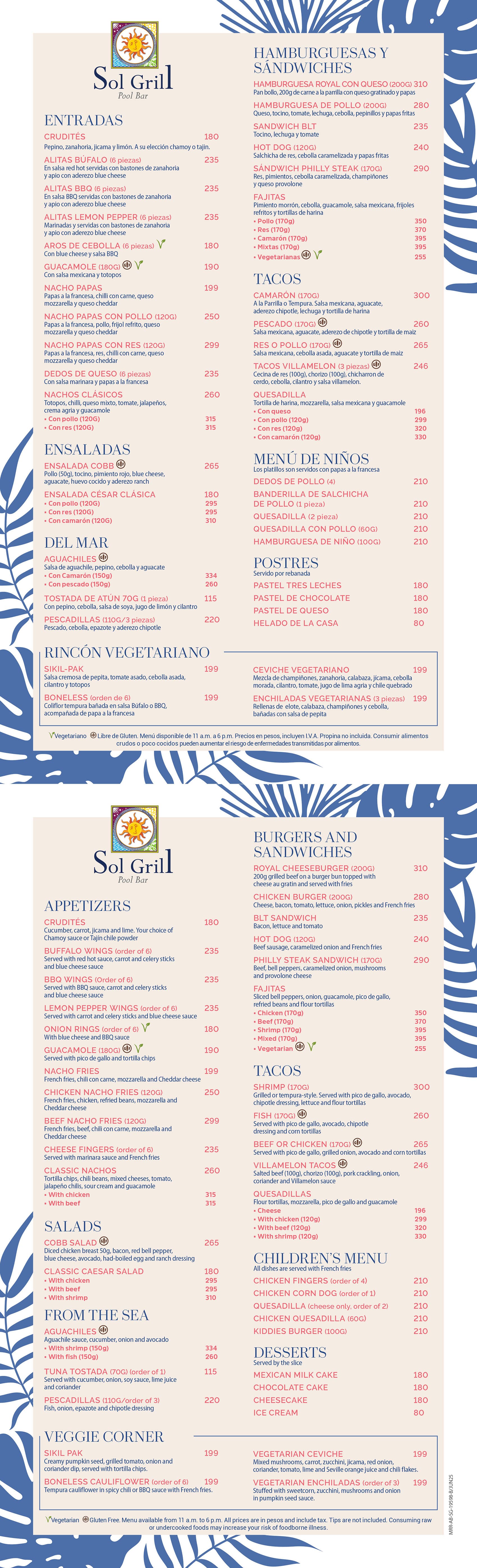 Restaurant Menu