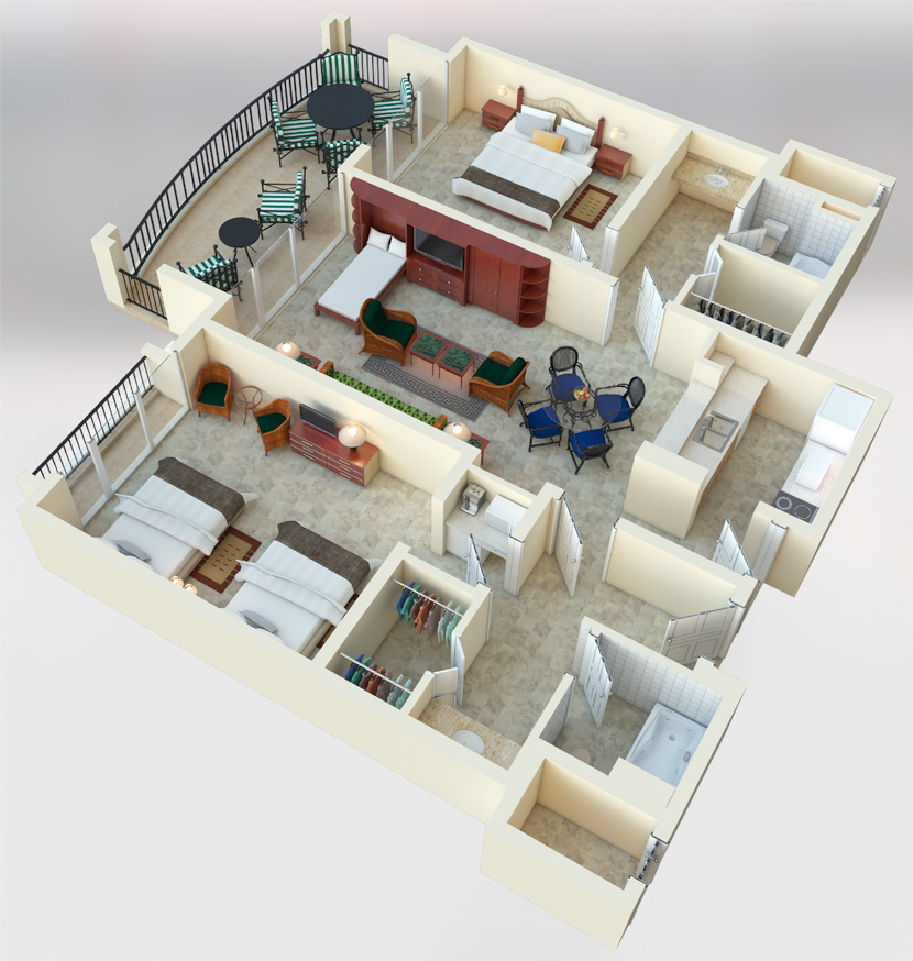 Royal Cancun Floor Plan