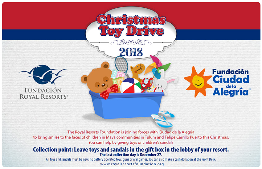 Give A Toy And Make Child Smile Royal Resorts 2018 Drive December 2018
